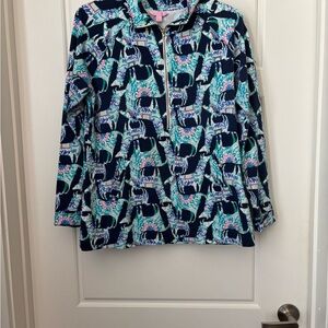 Lilly Pulitzer Skipper Popover - Alpaca My Bags - L